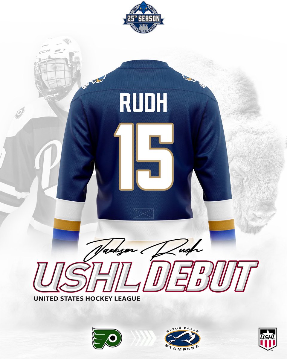 phshockeyboostr's tweet photo. Exciting news! Jackson Rudh is making his USHL debut tonight! Wishing him the best of luck! https://t.co/d5XwWeDxNo