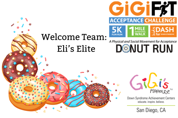 Welcome to Team Eli's Elite to the 2024 GiGiFIT Acceptance Challenge Donut Run!

Teams are rolling in! Secure a team, join a team or race as an individual. Not a racer, no worries we have plenty of support, volunteer and sponsorship options!

For... below
gigisplayhouse.org/sandiego/san-d…