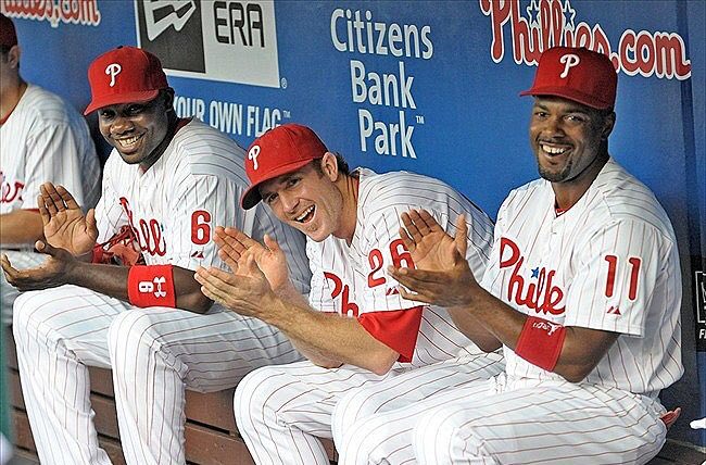 PhilsTailgate's tweet photo. Ryan Howard, Chase Utley and Jimmy Rollins. https://t.co/bWCsWh5fnc