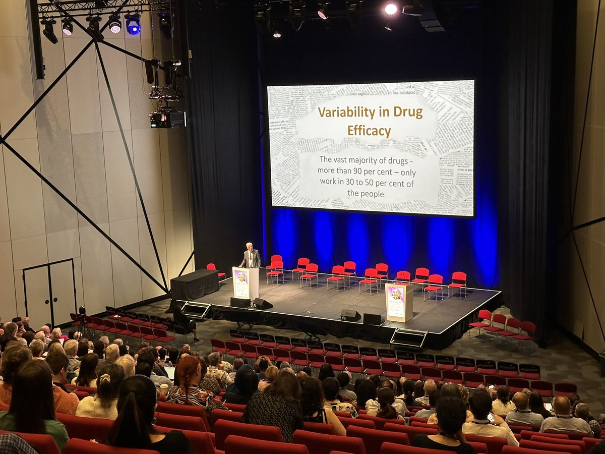 PathologyRCPA's tweet image. #Pharmacogenomics is about precision medicine and the move from treating symptoms to treating disease. Prof Sir Munir Pirmohamed @MPUoL says “50 years from now GPS will also mean Genomic Prescribing System”.

#PathUpdate2024 #AnswersInAdelaide #Genomics #PrecisionMedicine