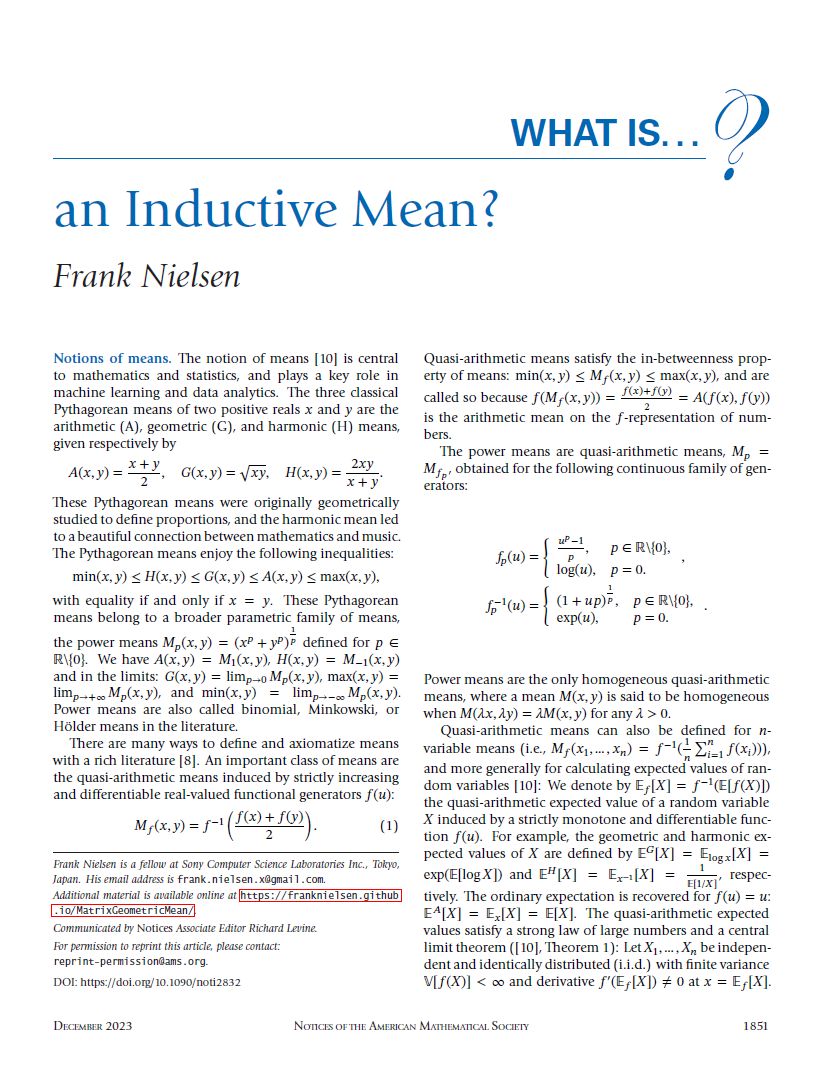 Frank Nielsen tweet media