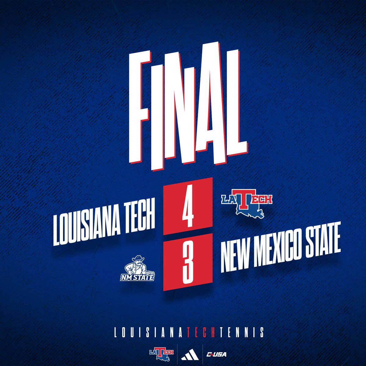 LATechTennis's tweet photo. Pulled out the conference win 

#HTBD | #ChampionshipMindset https://t.co/quIaOc2Azb