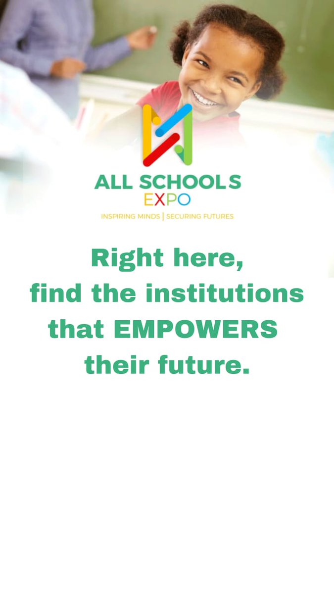 #AllSchoolsExpo brings the opportunity to secure the future of your kids by investing in their education. Join us at Two Rivers Mall for an insightful and engaging event.
#SecuringFutures #InspiringMinds