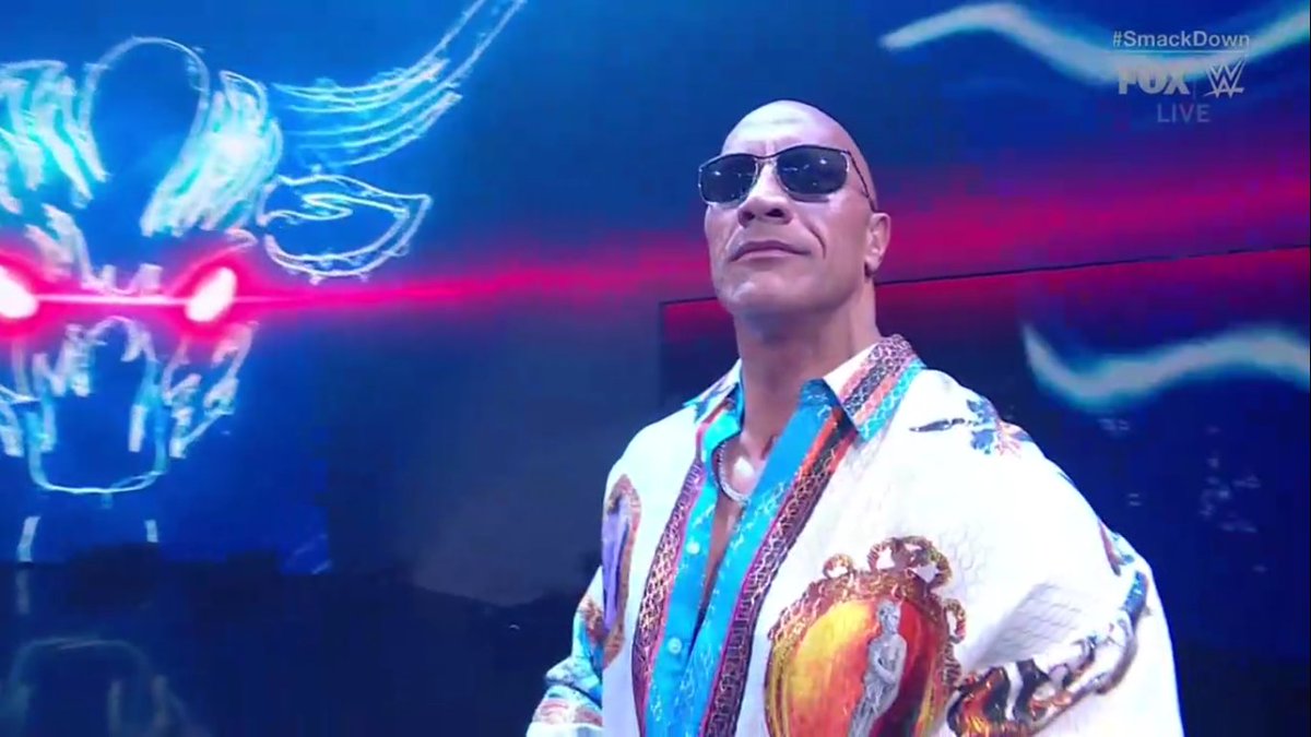 DwayneJNet's tweet image. #DwayneJohnson #PeoplesChamp #SmackDown (@TheRock)