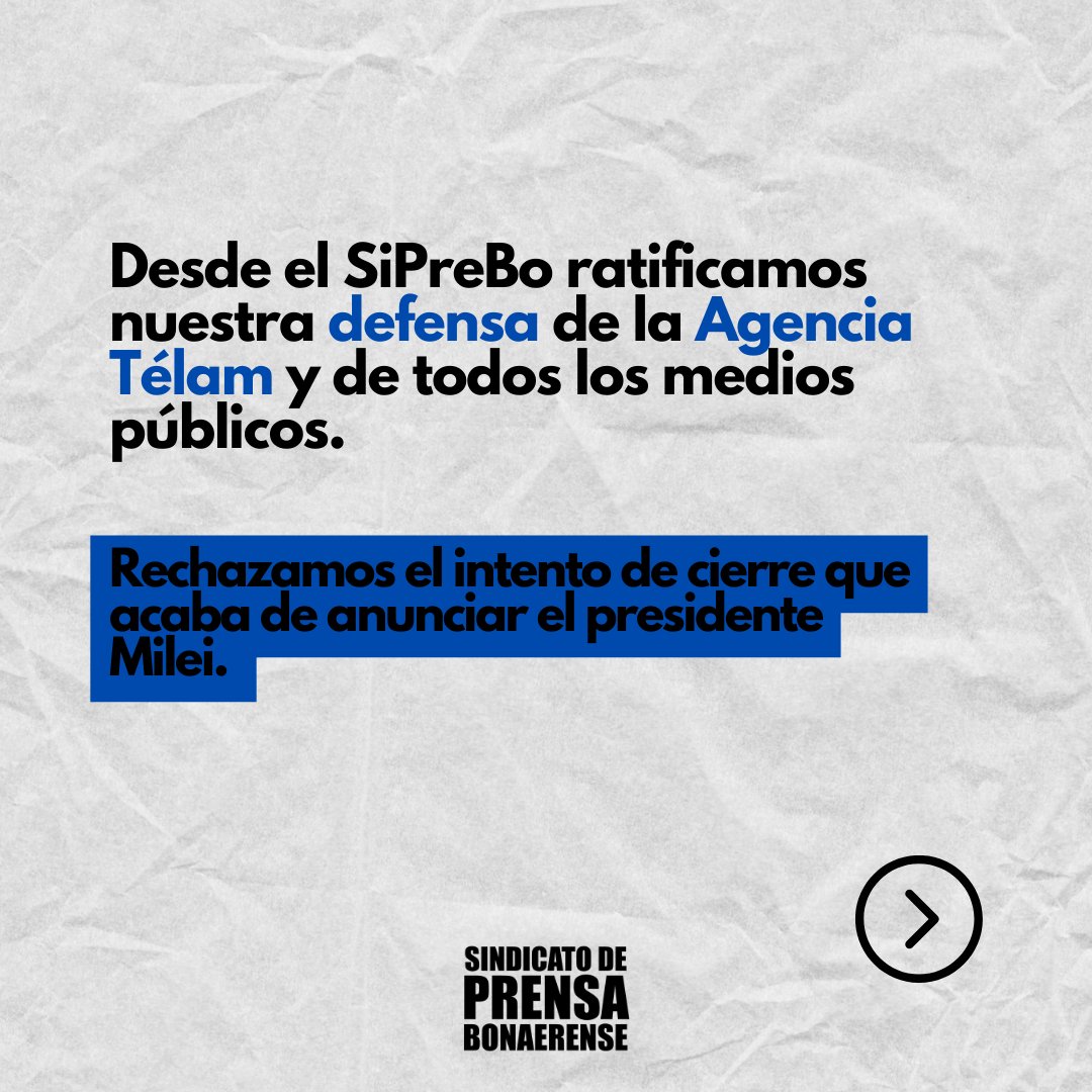 Sindicato de Prensa Bonaerense (@siprebo) on Twitter photo 