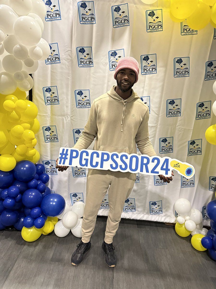The inspirational @oliverspeaks1 is ready for #PGCPSSOR24! Are you?!