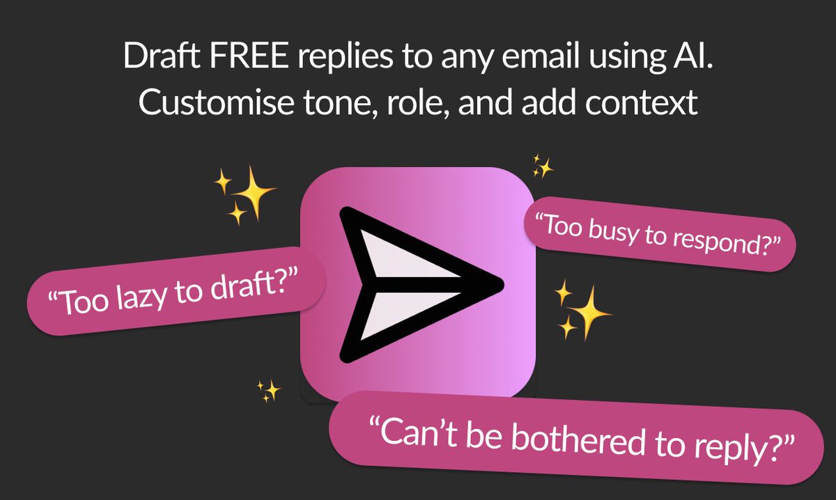 ai_picks's tweet image. 🚀 Upgrade your email game with the Free AI Email Assistant! Forward, add context, generate 👉 no more boring replies. Find more AI projects at aitoppicks.com 🤖 #AI #EmailAssistant @mike_heap