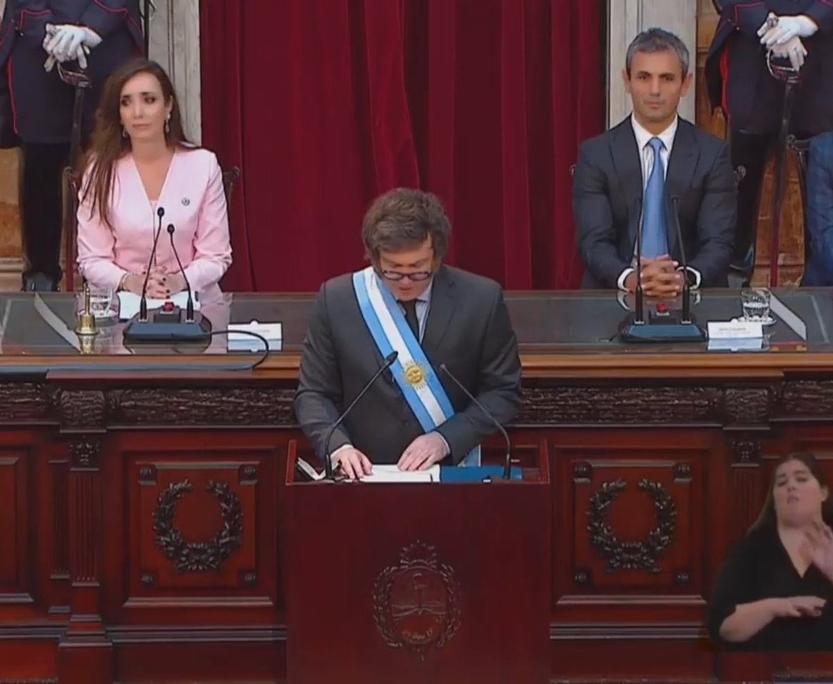 jpabloallan's tweet photo. Gran discurso del Presidente @JMilei en la Apertura de Sesiones del Congreso. Sin dudas, de los mejores discursos de Estado. Un manifiesto de libertad, modernidad y austeridad.
La oportunidad es única, si la “vemos” la Argentina deja atrás la decadencia para siempre. https://t.co/et3s02biDD