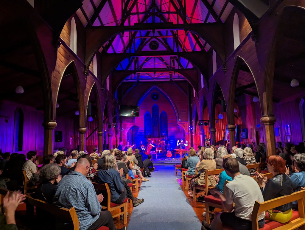 St Peter’s Anglican Church in Whanganui is a hidden gem - like a slightly smaller Old St Paul’s. Beautiful acoustics and location for a show!