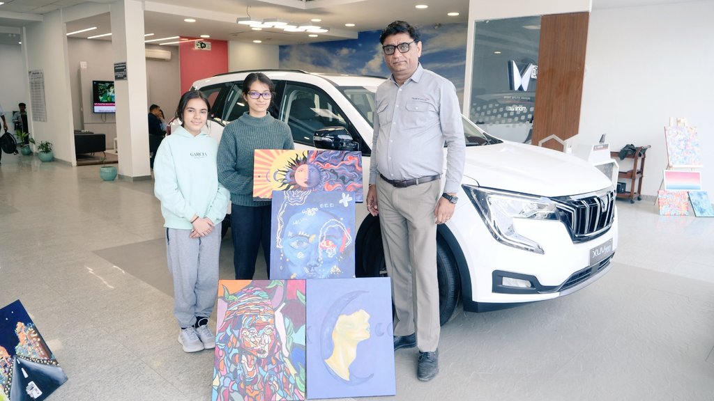 Radhika838037's tweet image. Thanks DEE EMM ( Trob Auto)  for giving an opportunity to my daughter, for being a catalyst for her passion for art and environmental advocacy. Your support has made a great difference! 

@baneswar_b @rajesh664 @vijaynakra  @anandmahindra @MahindraRise @shinysachdeva