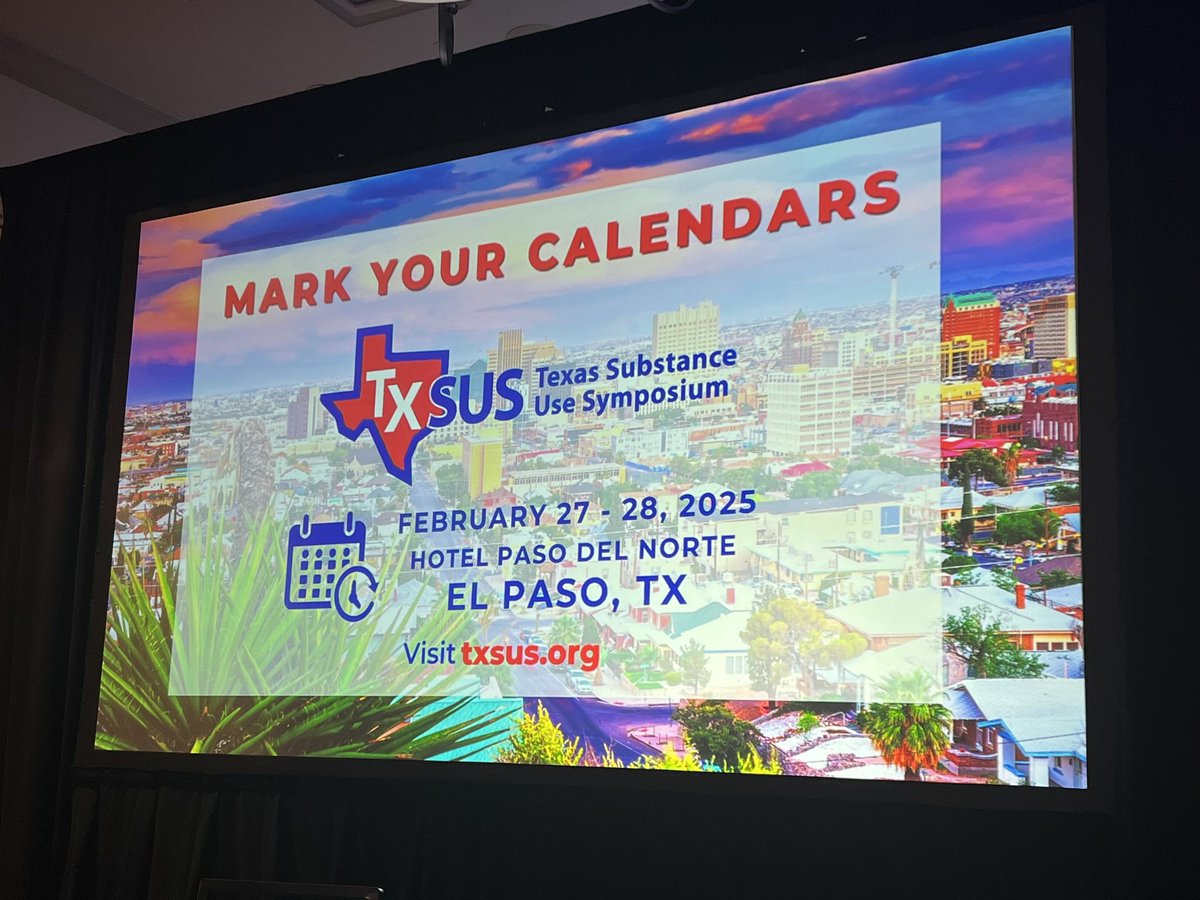 BeWellTexas's tweet photo. Thatβs a wrap folks! π
See you in El Paso for #TxSUS 2025! π΅ https://t.co/JEF0I1NaNN