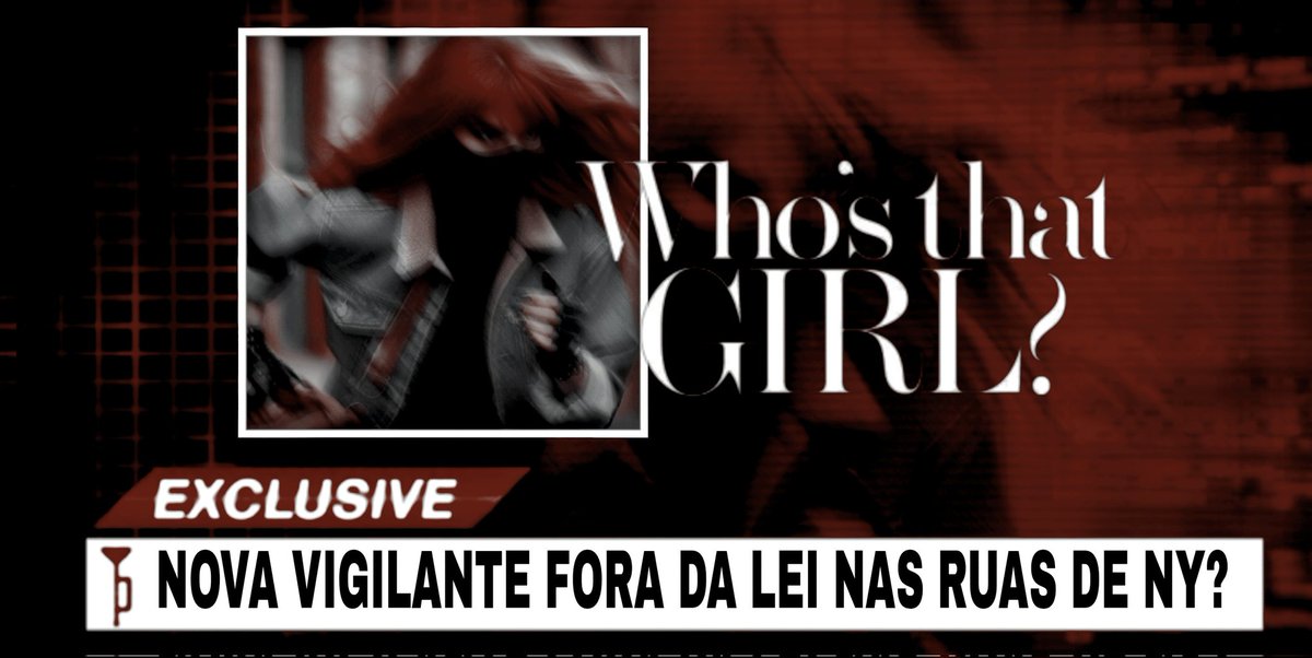 ㅤㅤ
ㅤㅤ_ ` 📺📱📰 › BREAKING NEWS : FORA DA LEI — durante incêndio provocado no bairro do Queens, garota mascarada marcou intromissão na ação do corpo de bombeiros e auxiliou moradores do edifício em chamas. A desconhecida fugiu ao notar a presença da mídia no local.
ㅤㅤ