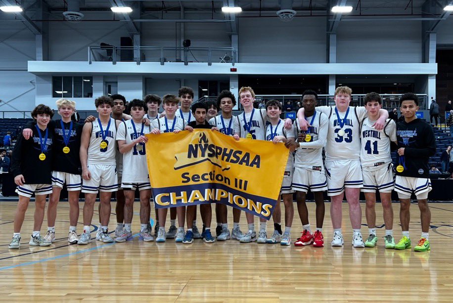 Your 2024 Section 3 Class A Section Champions…The Westhill Warriors 🏆🙌🏻🔥