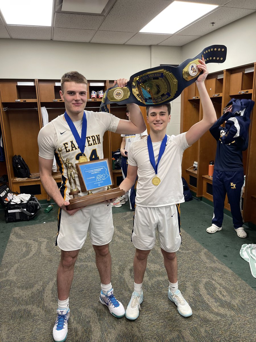 CHAMPS BABY! 🥇🏆 Total team W but these tag team champs led the way tonight Brady Seitz and Carter Wamsley #RKOPlayersofthegame