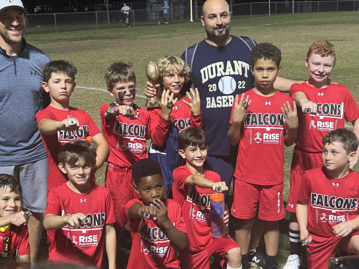 KstillsR's tweet photo. Another Flag football Championship for my youngest son Preston Jax’s. 8th one in 10 seasons. #Enjoytherun @EliteRecruitsHQ https://t.co/tNLCEsunZr