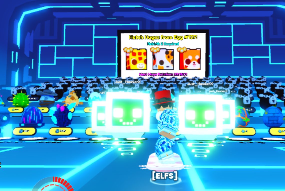 PS99 Huge Giveaway!
1X Huge Happy Computer Giveaway! 
Requirements:
Follow me
Like 
♻️Retweet
💬Comment your roblox username!

Ends in 2-4 days!⏰

Good luck!🍀