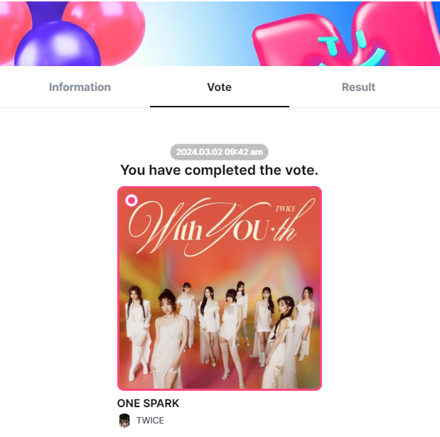 ONCEofCebu's tweet photo. We can give our girls a chance to get a music show win next week!
1. STREAM THE M/V and make YT Shorts using the official audio.
2. Stream the song on SPOTIFY!
3. Vote for TWICE in MNET: https://t.co/lzsVzlOfyH
#ONCEofCEBU https://t.co/4BTnzE3KTW