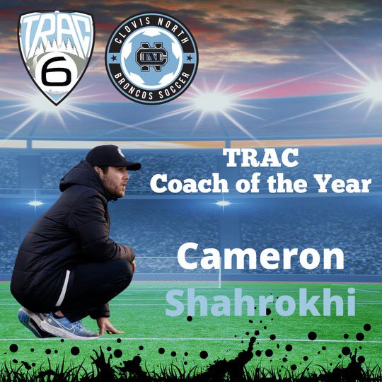 Congratulations to our Head Coach Cameron Shahrokhi for earning TRAC Co-Coach of the Year. Shahrokhi has accumulated a 138-20-19 record in 7 seasons, while leading the Broncos to 4 TRAC championships and 2 Section championships 🐴