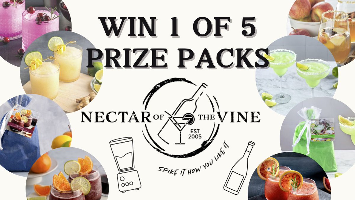 USA ONLY - Now is your chance to mix up and max out your refreshments, plus win from Nectar of the Vine!! contestqueen.com/2024/win-1-of-… SHORT RULES: Open to the USA, 18 and over. Ends on March 15th. Full rules are in the Gleam contest widget.