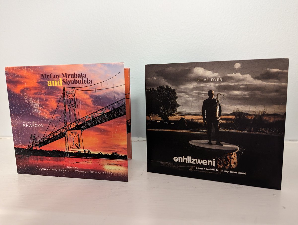 The first two albums of the AfricArise #SouthAfricanJazz series in collaboration with @ropeadope have been printed! April 5 marks the release of @McCoyMrubata's 'Lullaby for Khayoyo' and Steve Dyer's 'Enhlizweni: song stories from my heartland'