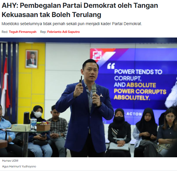 SandiSenderan's tweet photo. @rachlannashidik @msaid_didu Dulu mereka sebut tangan kekuasaan adalah pemebegal partai.
kini mereka bergabung dengan pembegal tersebut. 
Miris... https://t.co/kWb7bEqoFE