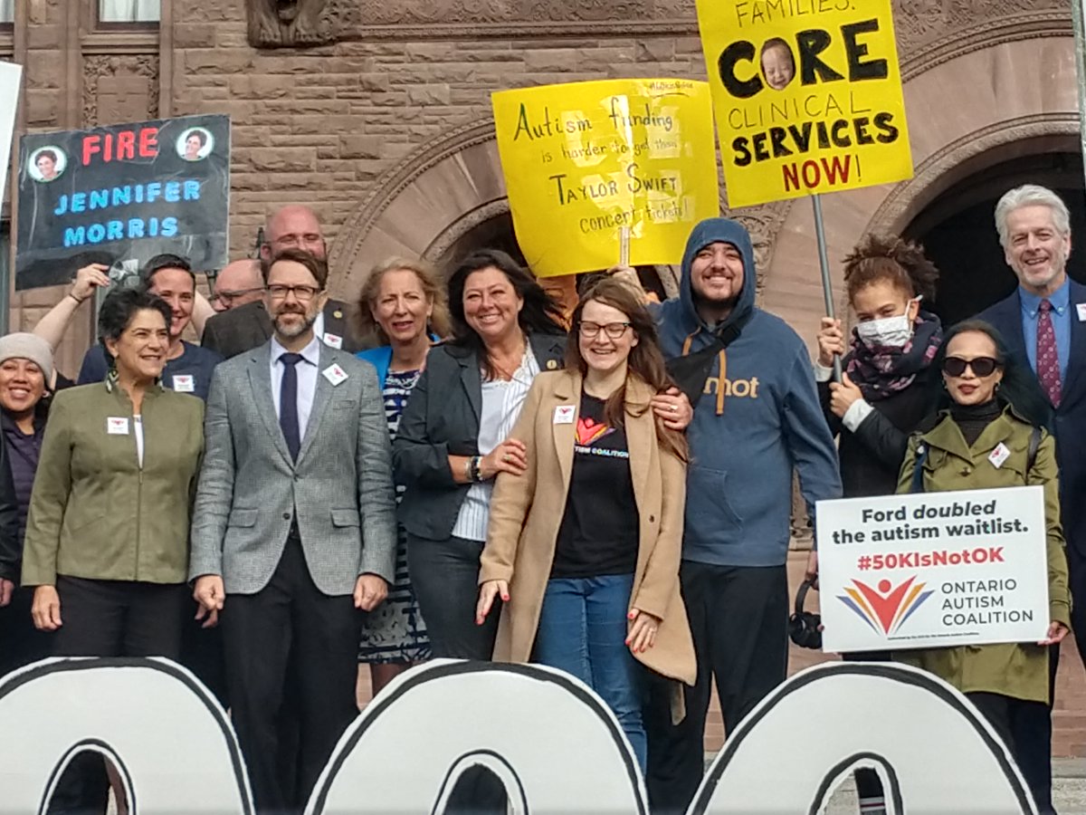We stand with @ONTAutism to end #Ontario’s #Autism Program Waitlist & #HELP ALL those on it! As @mtaylorNDP said earlier this week, IT’S TIME FOR #CHANGE & #ACTION, NOT MORE $ CUTS! #60KIsNotOk #50KIsNotOk #onpoli #onted #NeedsBasedTherapy #AutismIsLifeLong #needsbasededu #Canada