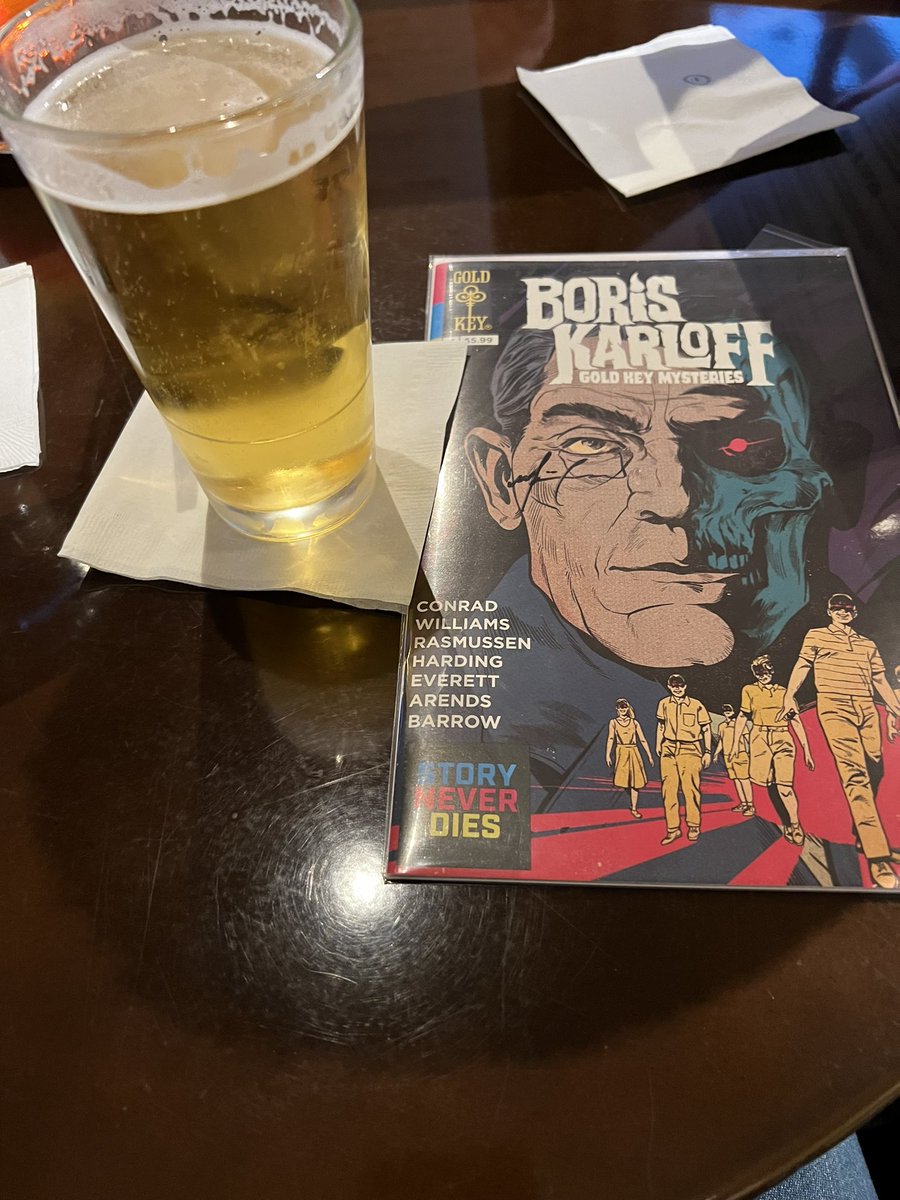 C. J. Hudson (@ceejthehudson) on Twitter photo A beer with Boris.
Stoked to read this. Met <a href="/michaelwconrad/">Michael W Conrad 🗿</a> and he guessed my name right away as I walked up to snag his signature, dude has a gift for guessing names 😂 A beer with Boris.
Stoked to read this. Met <a href="/michaelwconrad/">Michael W Conrad 🗿</a> and he guessed my name right away as I walked up to snag his signature, dude has a gift for guessing names 😂
