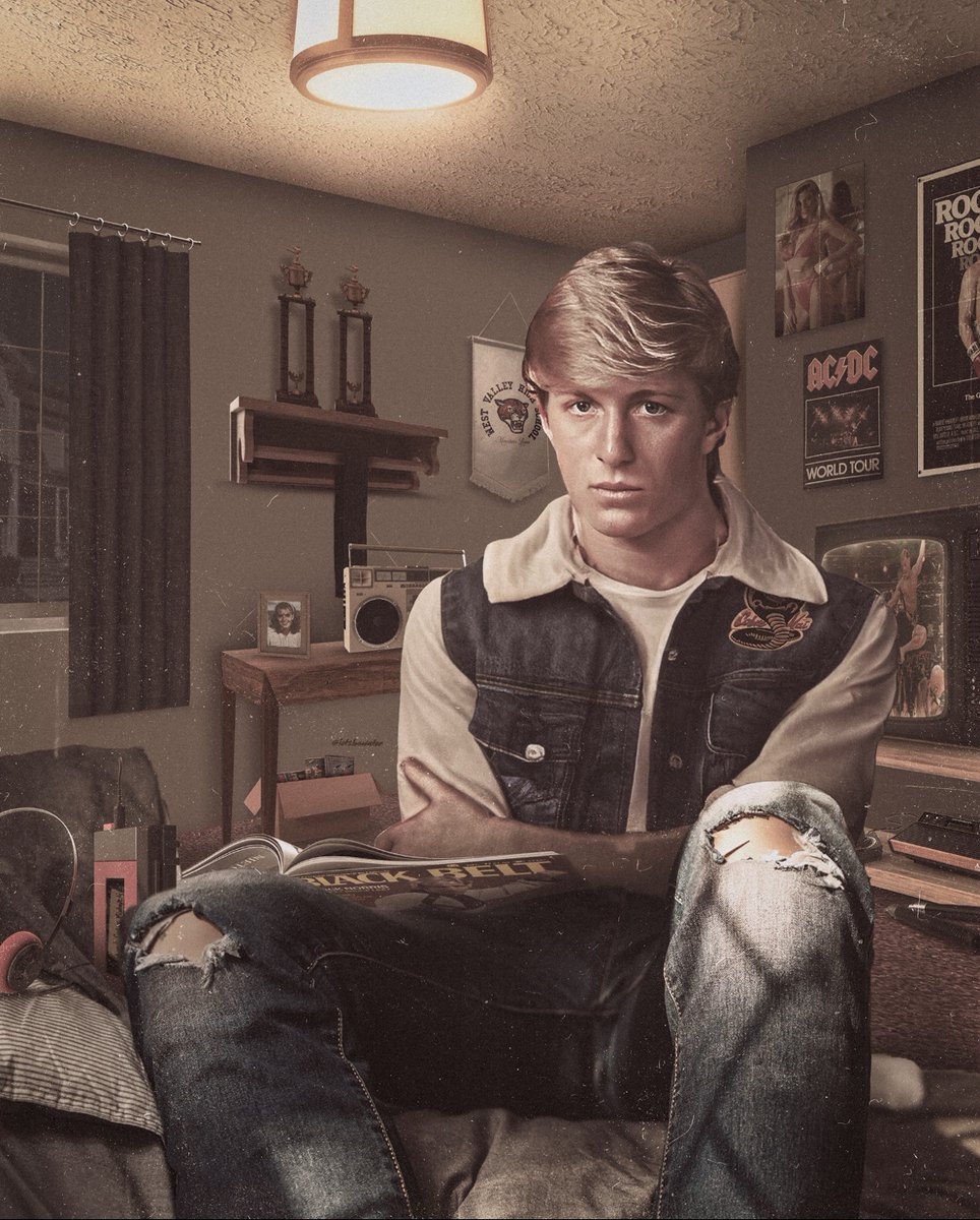 A little Friday night fan art to ease you into the weekend!  How many Easter eggs can you spot? #CobraKai #CobraKaiSeason6