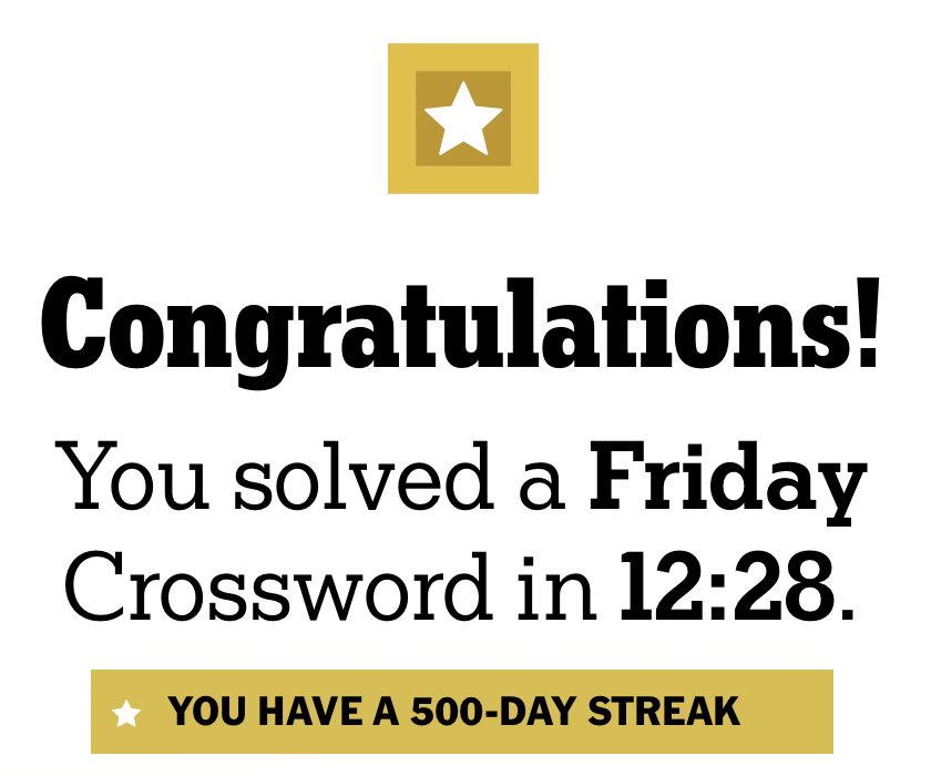 We made it to 500 days straight!