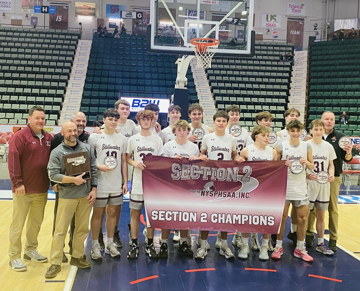 Congratulations to Stillwater, our Class B Boys Basketball CHAMPS! 🏆⭐️🏀
