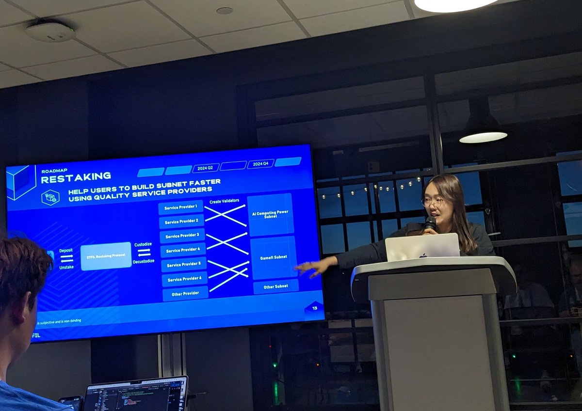 When we launched FVM last year, some of these features/products were being designed and this year restaking @stfil_io?? 29M FIL liquidity @glifio?? Insanely proud of these early builder teams