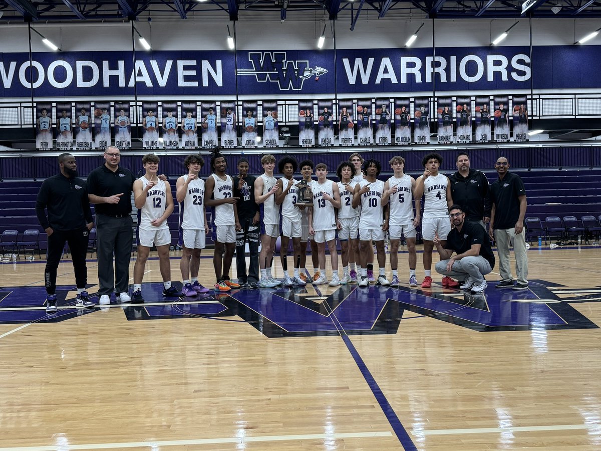 WoodhavenHigh's tweet image. Congratulations Warriors, 2024 District Champions!