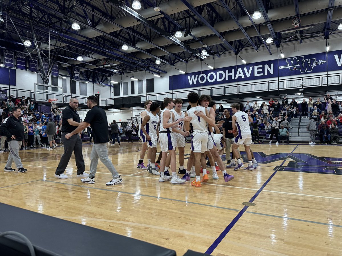 WoodhavenHigh's tweet image. Congratulations Warriors, 2024 District Champions!