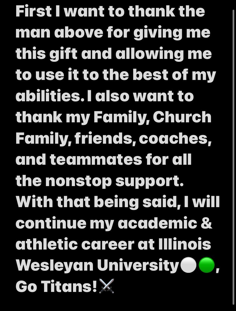 110% committed!!🟢⚪️⚔️

<a href="/BWOly34/">Oly</a> <a href="/AMalopsy/">Anthony Malopsy</a> <a href="/OFHSAthletics/">Oak Forest Athletics</a> <a href="/OakForestFootb1/">Oak Forest Football</a> <a href="/IWUTitanFball/">ILLINOIS WESLEYAN FOOTBALL</a>