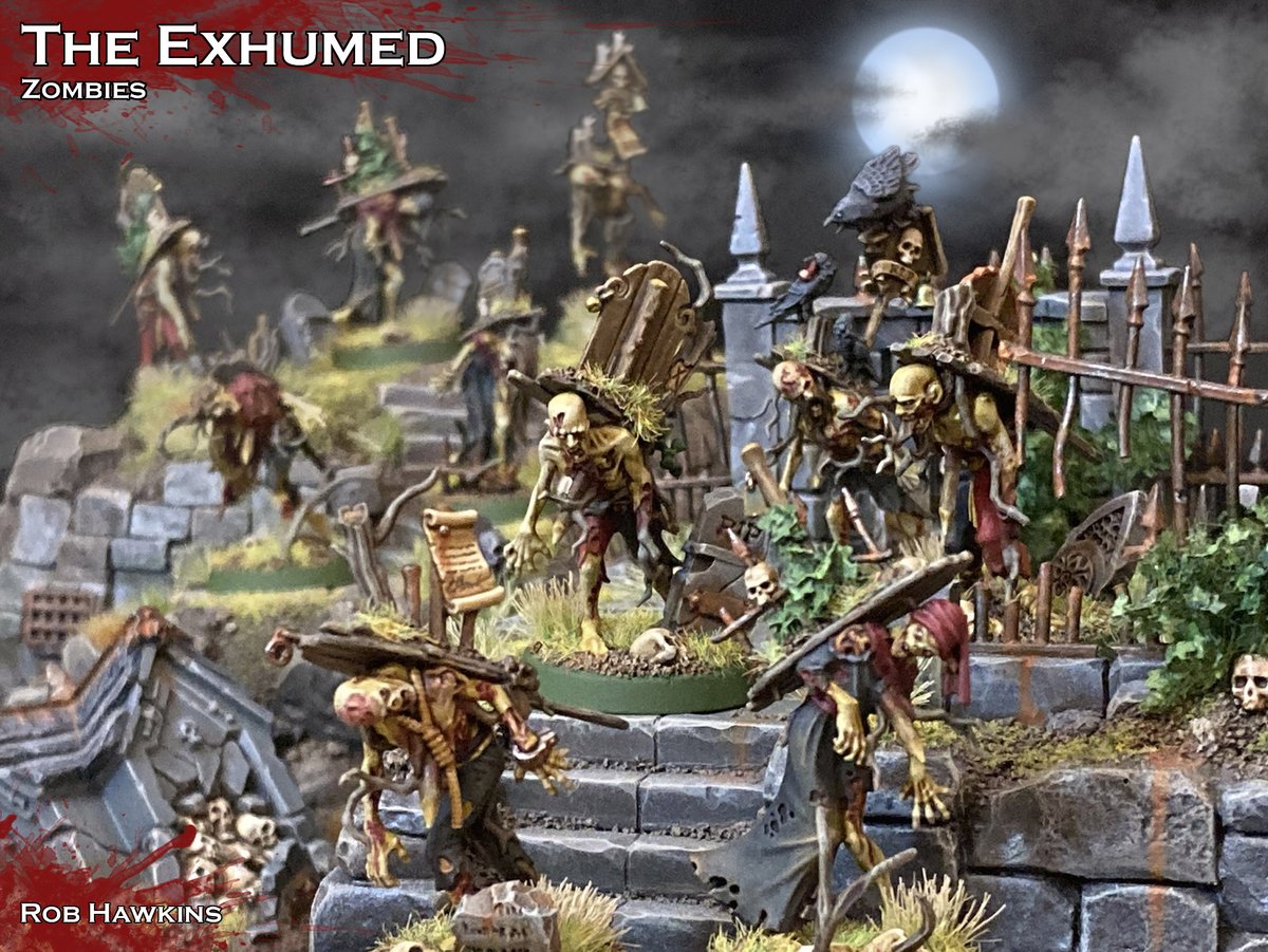 New Blog post about my zombie painting process: robhawkinshobby.blogspot.com/2024/03/painti… #CursedCity #WarhammerQuest #AgeofSigmar #SoulblightGravelords #AoS #Warhammer #TheOldWorld