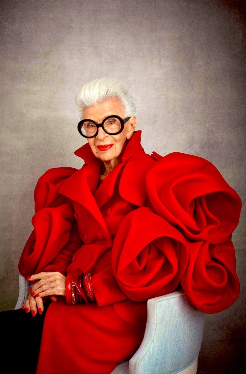 You Were The Pioneer Of Fashion #IrisApfel Rest In Heavenly Peace 🙏♥️🕊️