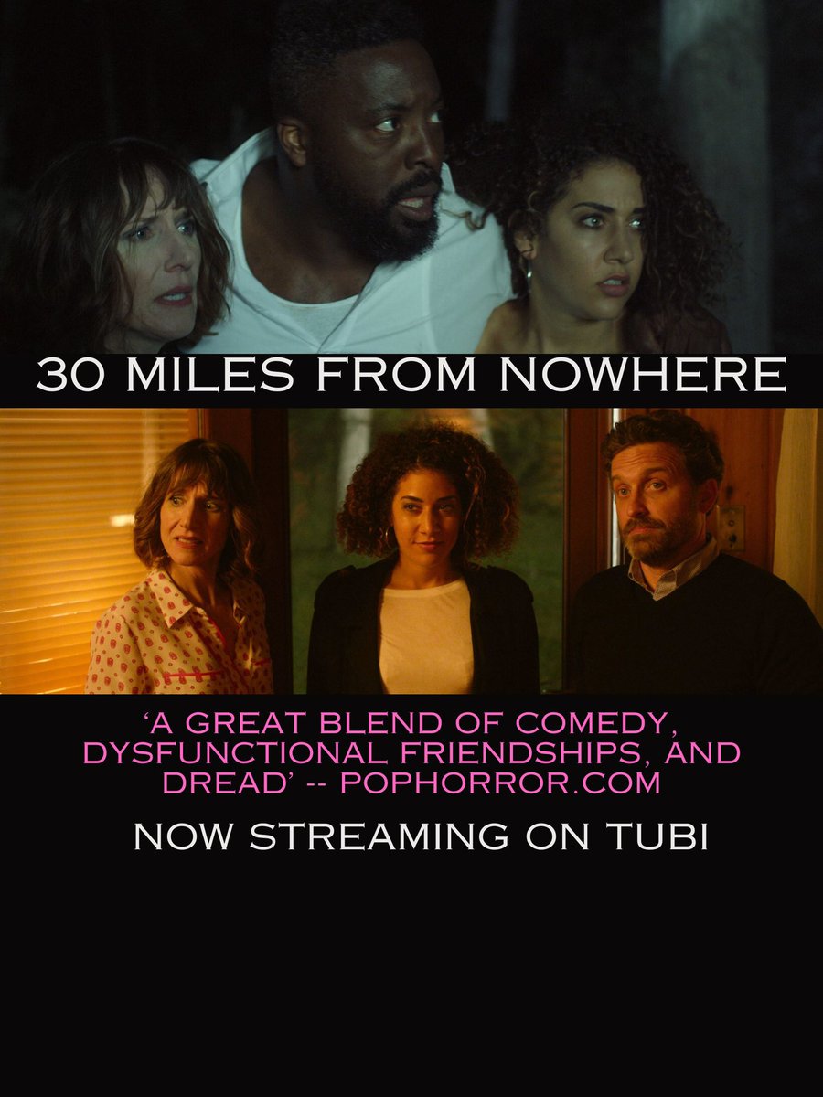 Make <a href="/30Milesfilms/">30MilesfromNowhere</a> your #movienight pick! 🍿🎥 Now streaming on <a href="/Tubi/">Tubi</a> . #SPNFamily #ncishawaiiohana #tubi