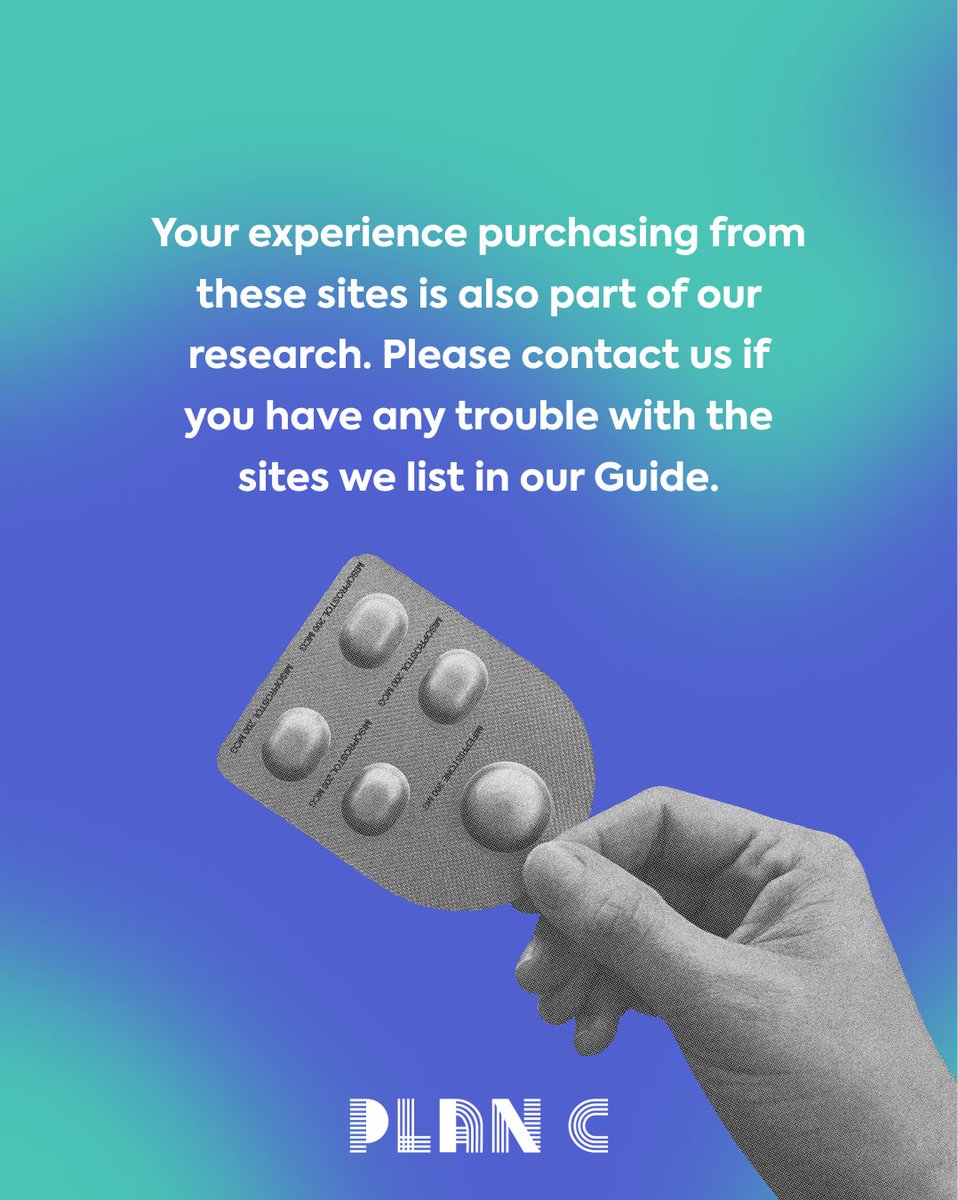 🌟 Since 2014, Plan C has been researching how people can find pills by mail. Your experience purchasing from these sites is crucial to our research. If you have any trouble with the sites we list in our Guide, please contact us at servicequestion@proton.me.