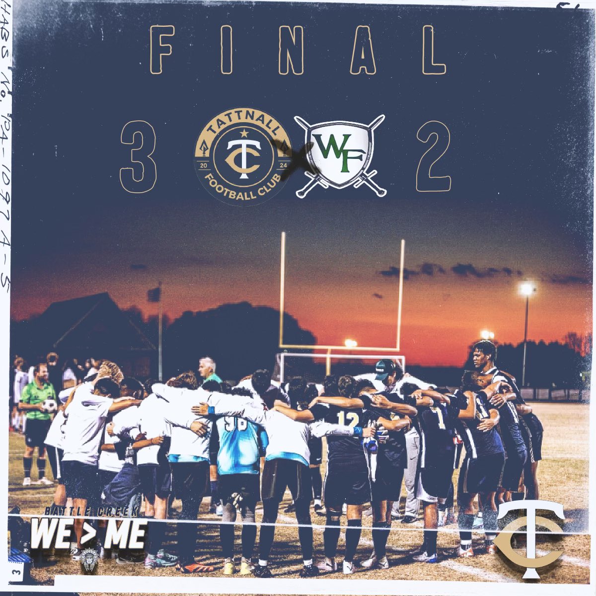 ‼️WARRIORS WIN‼️

Warriors protect the Badlands in a close, hard fought game with Windsor Forest! Proud of the effort! Back to work! 
#FAMILY