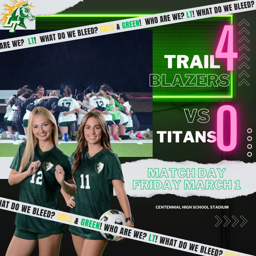 Trail Blazers win! 🔥⚽️💚 Dominant defense and clutch plays sealed the victory!💚⚽️🔥 ⚽️⚽️🅰️@MadisonAsel 🅰️🅰️@Micayla2025 ⚽️Sydney #6 ⚽️ Finley #18 🅰️ @JordynBrue