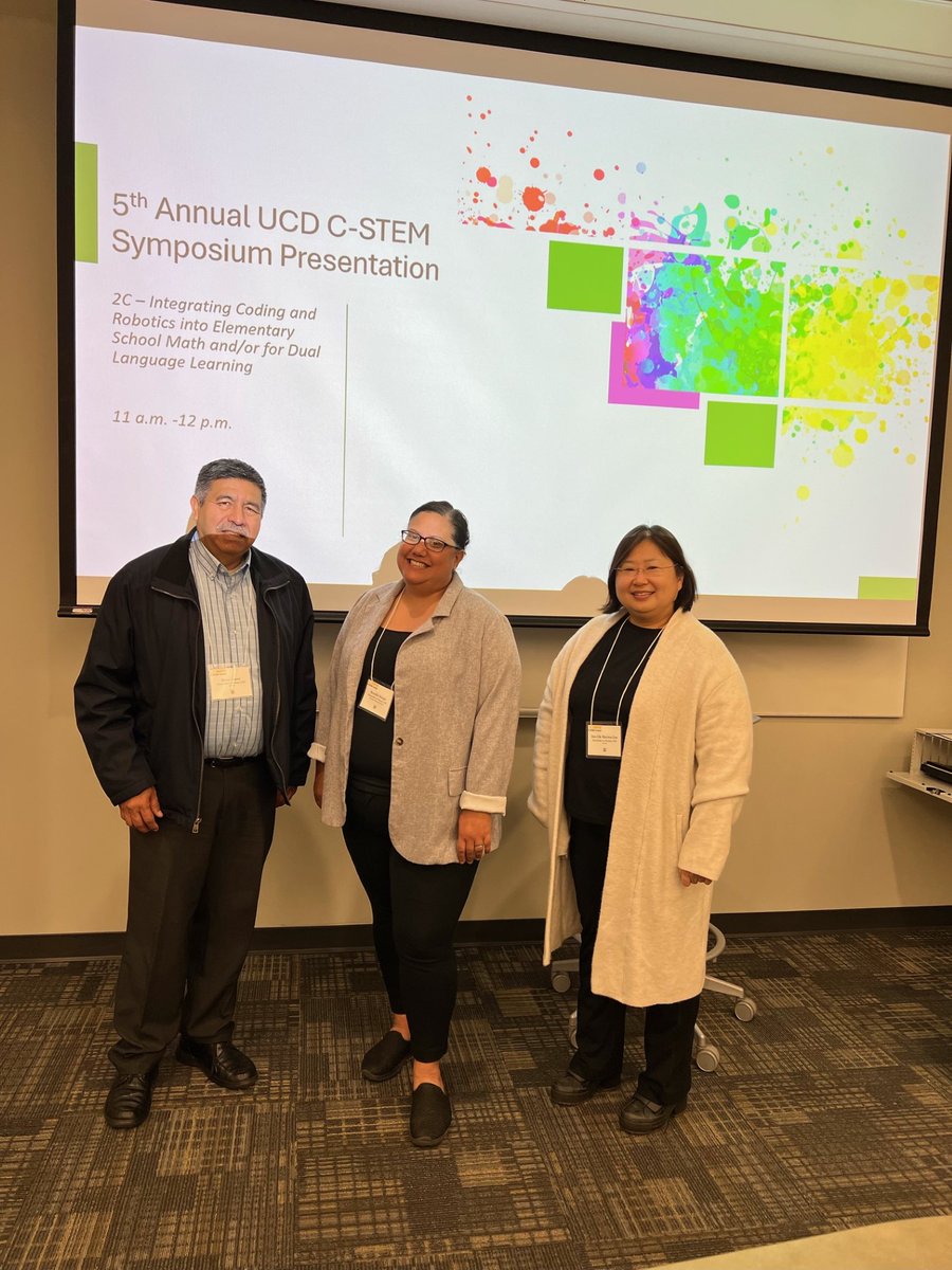 We had the honor of representing HLPUSD and our Tiger Staff at the CSTEM Symposium today. A school-wide showcase of our coding work is in the works for May. Thank you Sra. Lee and Sr. Lopez. @UCDavisCOE