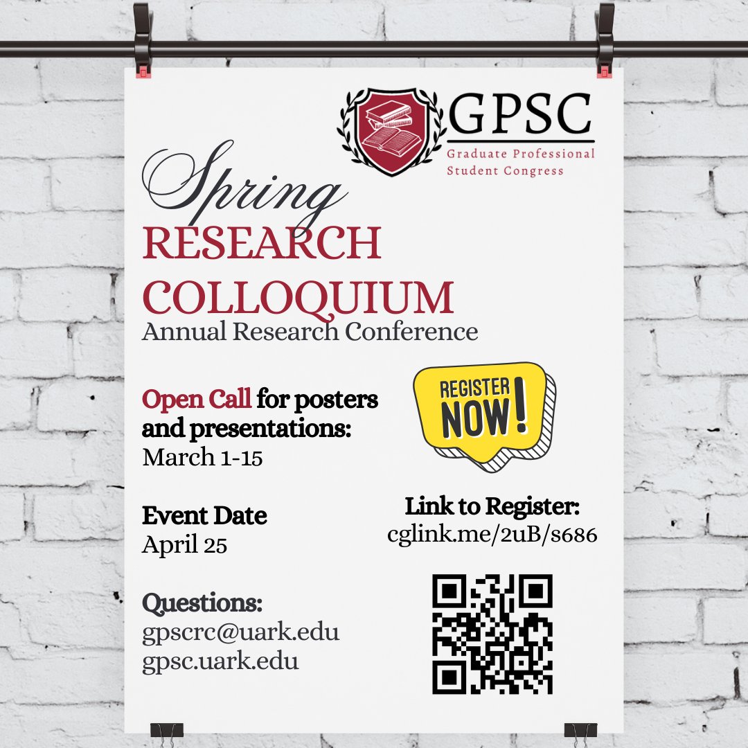 University of Arkansas GPSC tweet media