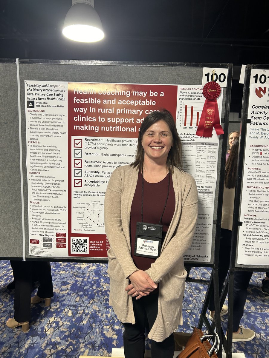 BeckyBeller's tweet photo. 🥈 place in the #MNRS2024 #PhD student poster competition! 

Great work team--Drs. @SueBarnason @athenakramos @saprow68 &amp; Leeza Struwe! https://t.co/tguBbfug2T