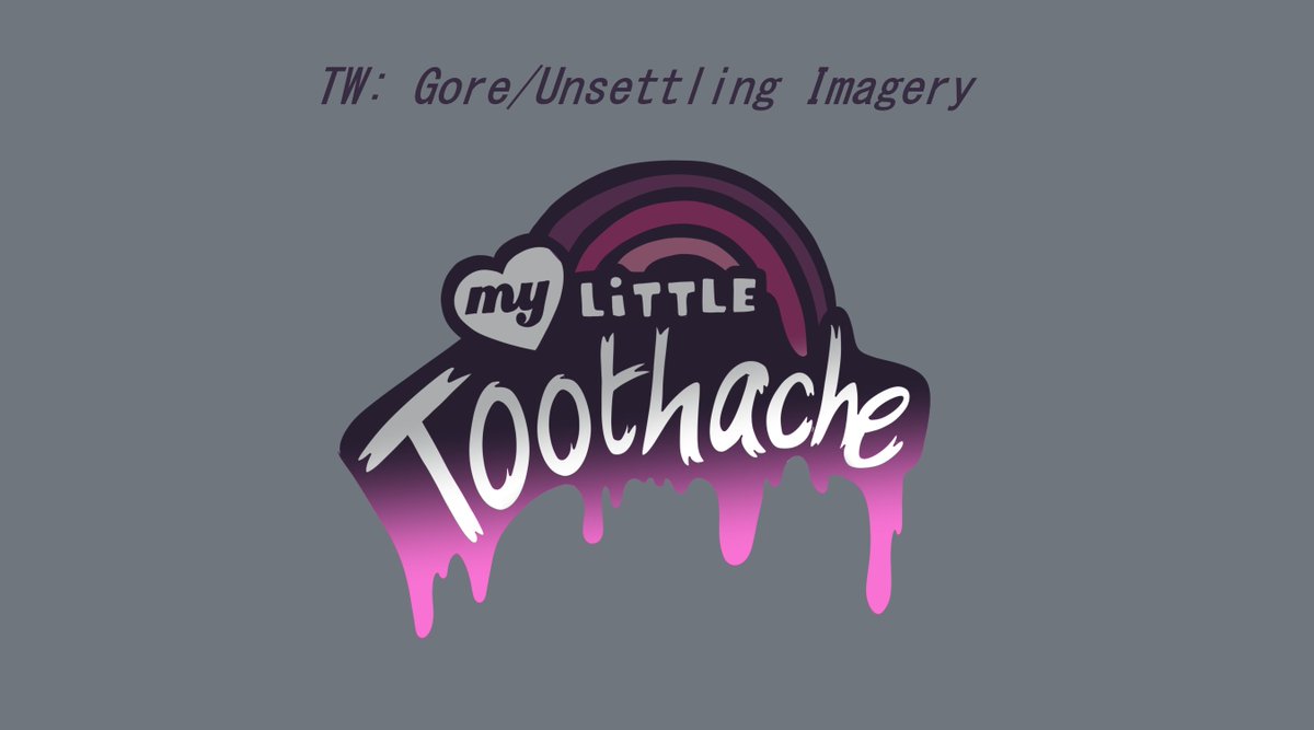 unicornicarts's tweet photo. MASTER THREAD OF EVERYTHING MY LITTLE TOOTHACHE RELATED - IN ORDER OF POSTING!!

many ppl have asked for somewhere they can read it all in order so here you go! i will keep adding to this as i post more

usual tw for gore/unsettling imagery for a lot of the things in this thread! https://t.co/8yeuSUi3bF