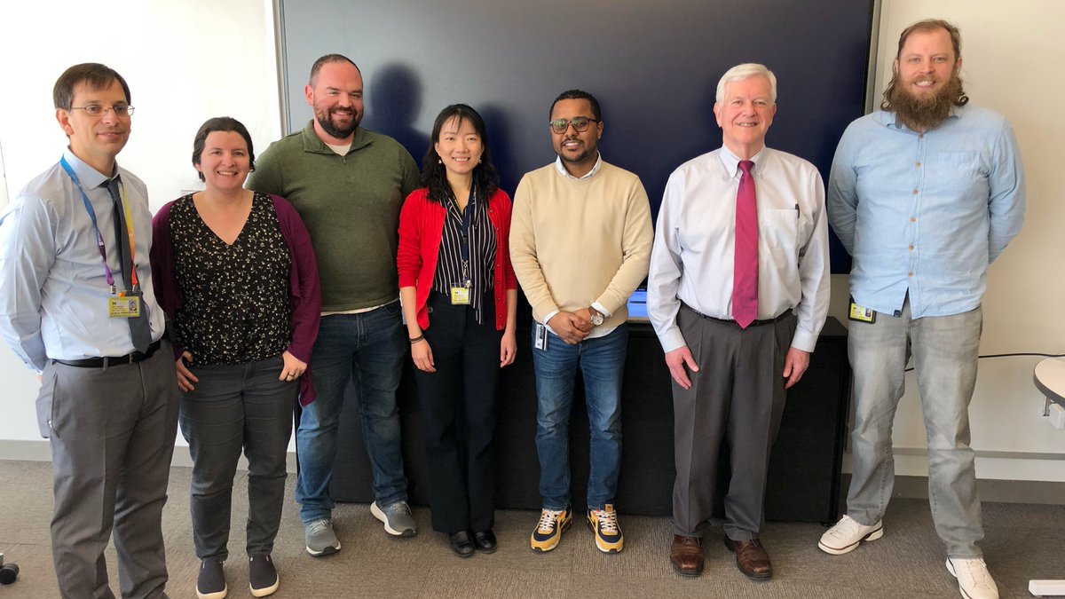 At today's #UMichBiolChem faculty meeting, @UMichMedSchool Dean Runge joined us all to share ideas and heard research highlights from six of our dynamic junior faculty. Great communication in both directions!