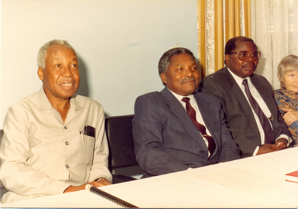 Pumzika kwa Amani Rais Mstaafu Ali Hassan Mwinyi Addis Ababa, Ethiopia July 8, 1990