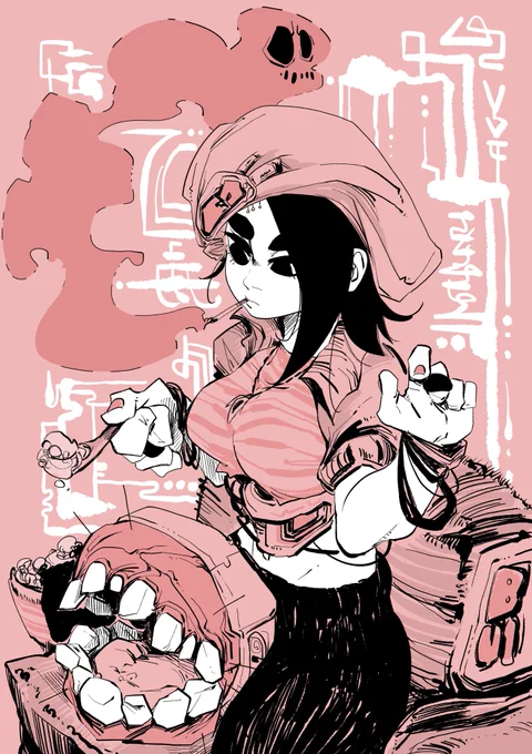 過去絵。3月は目一杯描きたいのう 