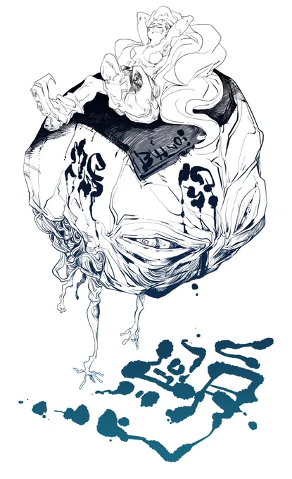 過去絵。3月は目一杯描きたいのう 
