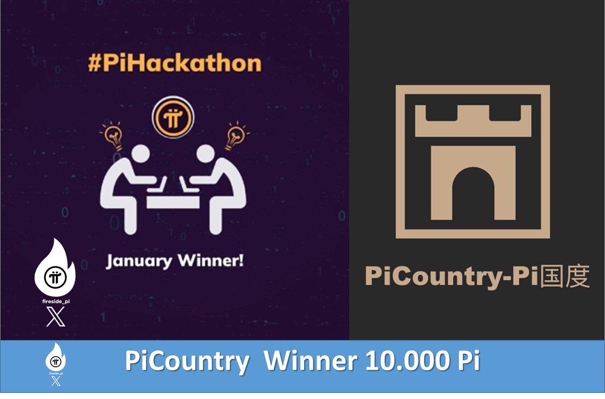 fireside_pi's tweet image. 📢 Hot News! @PiCoreTeam Congratulations to the #CountryofPi team for their admirable work to get this far and a well-deserved #PiHackathon win 👇

🤔Why we Chose Country of Pi?
(1/2)👍 Country of Pi is a compelling social app that enables sharing of multiple media such as texts,…