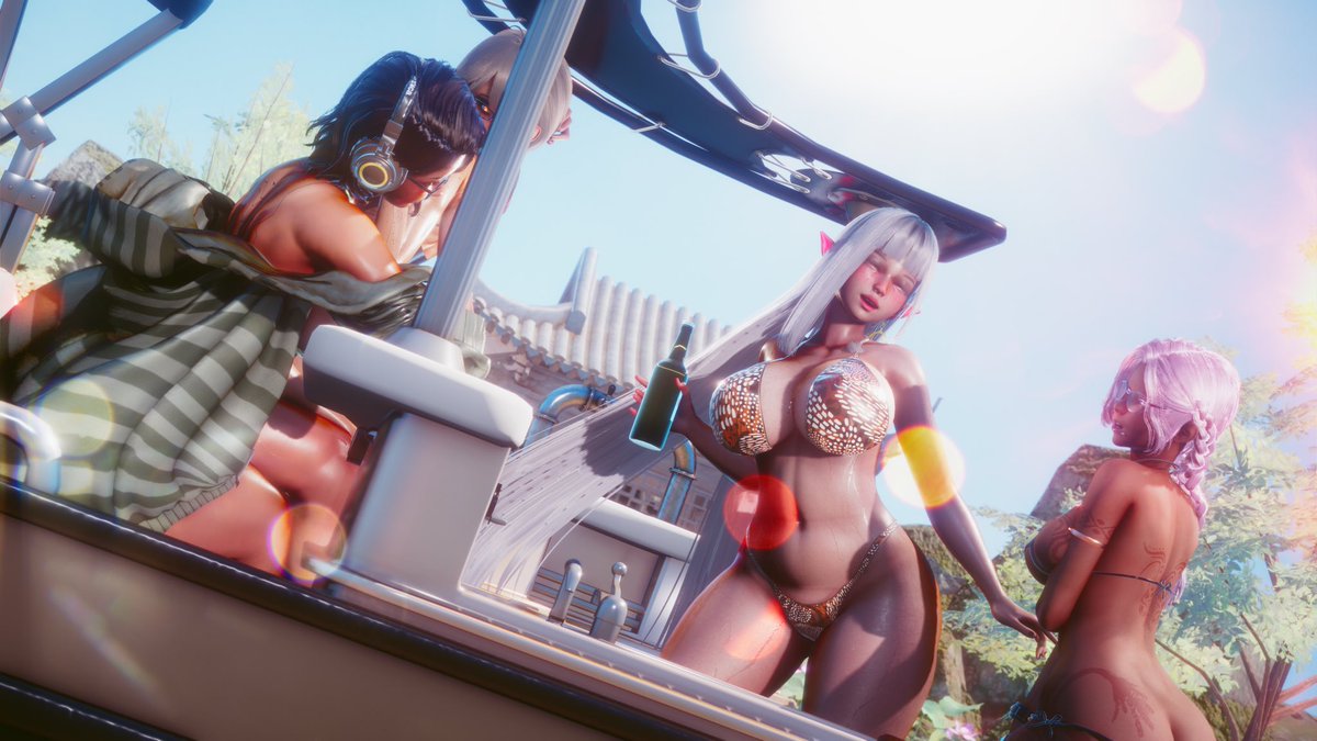 Bikini Saga “Just renders to get back into the swing of things.” More on Pixiv: pixiv.net/en/artworks/11… #ハニーセレクト2 #HoneySelect2 #VirtualPhotography